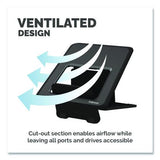 FELLOWES Breyta Laptop Stand, 9.25" x 10.55" x 0.55" to 8", Black, Supports Up to 8.8 lbs. - 100098500