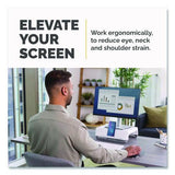 FELLOWES Breyta Monitor Stand, 13.94" x 11.97" x 3.25" to 6", White, Supports 33 lbs - 100098565