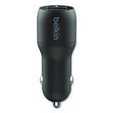 BOOST CHARGE Dual Car Charger with PPS, USB-A/USB-C, Black - CCB004BT1MBK-B5 BELKIN