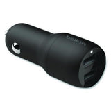 BOOST CHARGE Dual Car Charger with PPS, USB-A/USB-C, Black - CCB004BT1MBK-B5 BELKIN