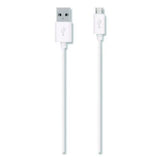 MIXIT Micro USB ChargeSync Cable, 4 ft, White - F2CU012BT04-WHT BELKIN