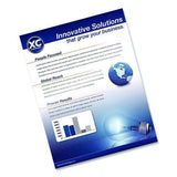 FELLOWES Self-Adhesive Laminating Sheets, 3 mil, 9.25 x 12, Glossy Clear, 10/Pack - 5221501