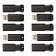 Pinstripe USB 3.2 Flash Drive, 32 GB, Black 10/Pack - 70902