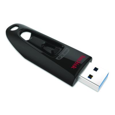 Ultra USB 3.0 Type A Flash Drive, 128 GB, Black - SDCZ48-128G-A46