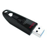 Ultra USB 3.0 Type A Flash Drive, 128 GB, Black - SDCZ48-128G-A46