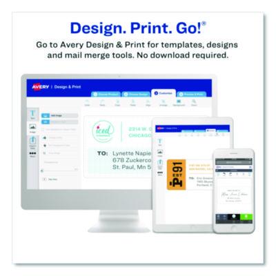 Shipping Labels with Paper Receipt Bulk Pack, Inkjet/Laser Printers, 5.06 x 7.63, White, 100/Box - 27900 C2G