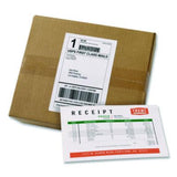 Shipping Labels with Paper Receipt Bulk Pack, Inkjet/Laser Printers, 5.06 x 7.63, White, 100/Box - 27900 C2G