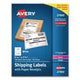 Shipping Labels with Paper Receipt Bulk Pack, Inkjet/Laser Printers, 5.06 x 7.63, White, 100/Box - 27900 C2G