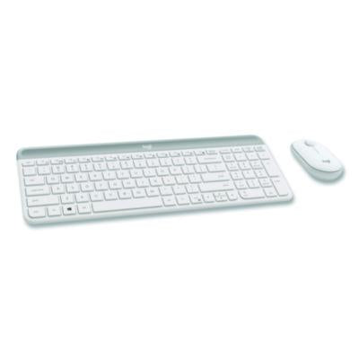MK470 Slim Wireless Keyboard and Mouse Combo, 2.4 GHz/33 ft Wireless Range, Off-White - 920-009443