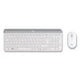 MK470 Slim Wireless Keyboard and Mouse Combo, 2.4 GHz/33 ft Wireless Range, Off-White - 920-009443