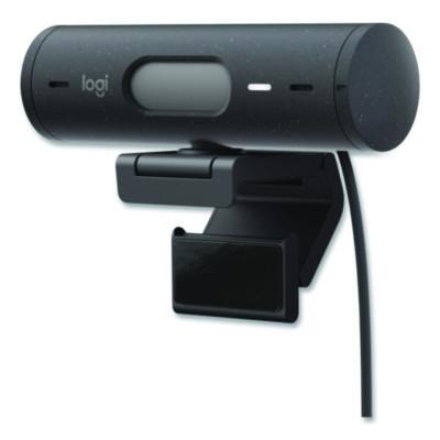 Brio 505 Plug and Play Webcam, 1920 pixels x 1080 pixels, 4 Mpixels, Graphite - 960-001522