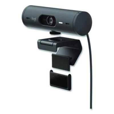 Brio 505 Plug and Play Webcam, 1920 pixels x 1080 pixels, 4 Mpixels, Graphite - 960-001522