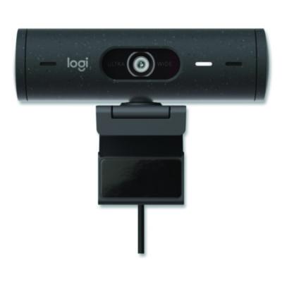 Brio 505 Plug and Play Webcam, 1920 pixels x 1080 pixels, 4 Mpixels, Graphite - 960-001522