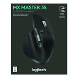 MX Master 3S for Business Wireless Mouse, 33 ft Wireless Range, Right, Black - 910-006581