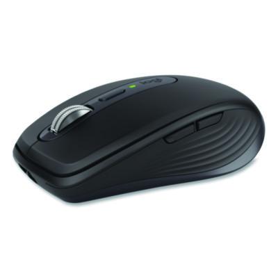 MX Anywhere 3S For Business Wireless Mouse, 33 ft Wireless Range, Right Hand Use, Graphite - 910-006956