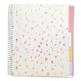 Silver Lining Five-Subject Spiral Notebook, Medium/College Rule, Randomly Assorted Cover Color/Design, (150) 11 x 9 Sheets - 17504 C2G
