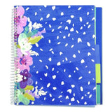 Silver Lining Five-Subject Spiral Notebook, Medium/College Rule, Randomly Assorted Cover Color/Design, (150) 11 x 9 Sheets - 17504 C2G