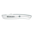 Aluminum Safety Cutter with Ceramic Blade, Aluminum Handle, Silver - 00722 C2G