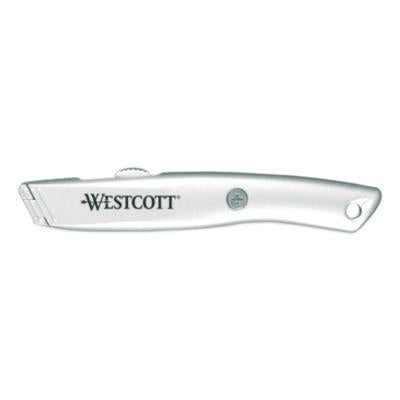 Aluminum Safety Cutter with Ceramic Blade, Aluminum Handle, Silver - 00722 C2G