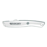 Aluminum Safety Cutter with Ceramic Blade, Aluminum Handle, Silver - 00722 C2G