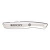 Aluminum Safety Cutter with Ceramic Blade, Aluminum Handle, Silver - 00722 C2G