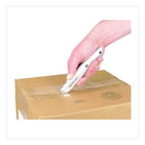 Aluminum Safety Cutter with Ceramic Blade, Aluminum Handle, Silver - 00722 C2G