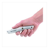 Aluminum Safety Cutter with Ceramic Blade, Aluminum Handle, Silver - 00722 C2G