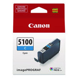 CANON  (PFI-5100) Lucia PRO II Ink, Cyan - 6953C002