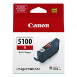 CANON  (PFI-5100) Lucia PRO II Ink, Red - 6958C002