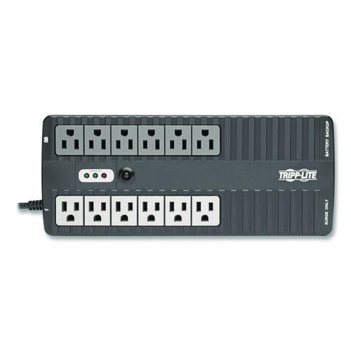 EATON Internet Office Ultra-Compact Desktop Standby UPS, 12 Outlets, 750 VA, 420 J - INTERNET750U