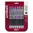 Signo 207 Gel Pen, Retractable, Medium 0.7 mm, Assorted Ink and Barrel Colors, 8/Pack - 40110 C2G