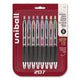 Signo 207 Gel Pen, Retractable, Medium 0.7 mm, Assorted Ink and Barrel Colors, 8/Pack - 40110 C2G