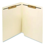 Heavy-Duty Top Tab Fastener Folders, 1/3-Cut Tab: Assorted, Expands 0.75", 2 Fasteners, Letter Size, Manila, 50/Box - 52327