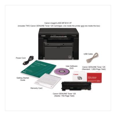 imageCLASS MF3010VP Wireless Multifunction Laser Printer, Copy/Print/Scan - 5252B037