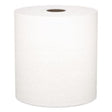 Universal Hard Roll Paper Towels with Premium Absorbency Pockets, 1-Ply, 8" x 425 ft, 1.5" Core, White, 12 Rolls/Carton - 01080 C2G