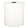 Universal Hard Roll Paper Towels with Premium Absorbency Pockets, 1-Ply, 8" x 425 ft, 1.5" Core, White, 12 Rolls/Carton - 01080 C2G