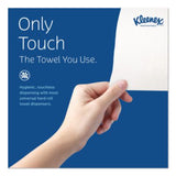 Universal Hard Roll Paper Towels with Premium Absorbency Pockets, 1-Ply, 8" x 425 ft, 1.5" Core, White, 12 Rolls/Carton - 01080 C2G