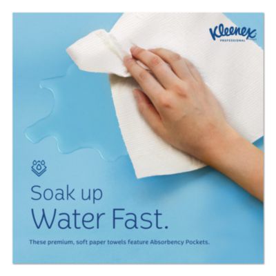 Universal Hard Roll Paper Towels with Premium Absorbency Pockets, 1-Ply, 8" x 425 ft, 1.5" Core, White, 12 Rolls/Carton - 01080 C2G