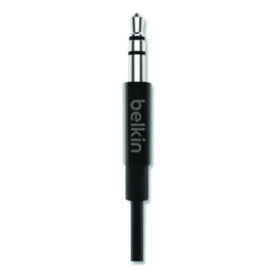 RockStar 3.5mm Audio Cable with USB-C Connector, 3 ft, Black - F7U079BT03-BLK BELKIN