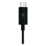 RockStar 3.5mm Audio Cable with USB-C Connector, 3 ft, Black - F7U079BT03-BLK BELKIN