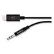 RockStar 3.5mm Audio Cable with USB-C Connector, 3 ft, Black - F7U079BT03-BLK BELKIN