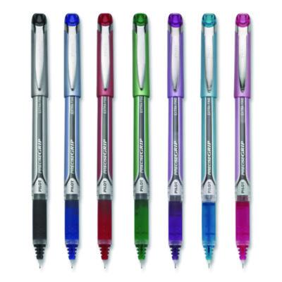 Precise Grip Rollerball Pen, Stick, Extra-Fine 0.5 mm, Assorted Ink and Barrel Colors, 7/Pack - 28864 C2G