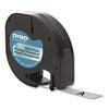 LetraTag Plastic Label Tape Cassette, 0.5" x 13 ft, Clear - 16952