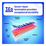 TZe Extra-Strength Adhesive Laminated Labeling Tape, 0.47" x 26.2 ft, Black on White - TZES231G