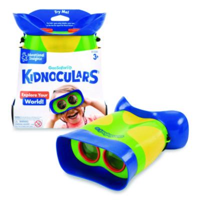 GeoSafari Jr. Kidnoculars, Ages 5 and Up, 8.6" x 7" x 8.9", Blue/Green/Yellow - 5260