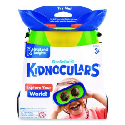 GeoSafari Jr. Kidnoculars, Ages 5 and Up, 8.6" x 7" x 8.9", Blue/Green/Yellow - 5260