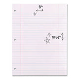 C2G Filler Paper, 3-Hole, 8 x 10.5, Wide/Legal Rule, 200/Pack - 15200