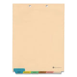 6-Tab Medical Chart Indexes, Bottom Tab, Assorted Medical, Manila, 65/Box - 33157