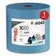 Power Clean X80 Heavy Duty Cloths, Jumbo Roll, 12.4 x 12.2, Blue, 455/Roll - 41043 C2G