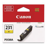 CANON  (CLI-231) Ink, 800 Page-Yield, Yellow - 6677C001